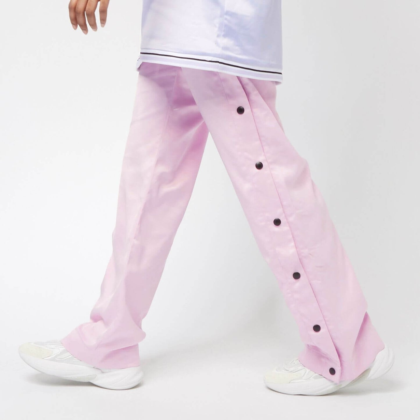 FUBU Corporate Satin Track Pants rose