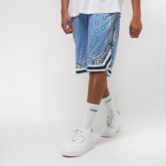 Šortky Karl Kani Serif Paisley Mesh Shorts modrá/biela