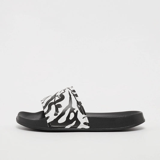 Karl Kani Signature Zebra Pool Slides black/white