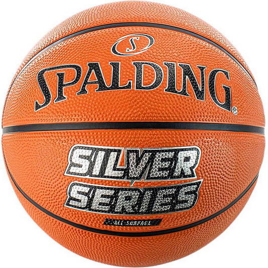 Spalding Silver Series Rubber Basketball (sz. 5)