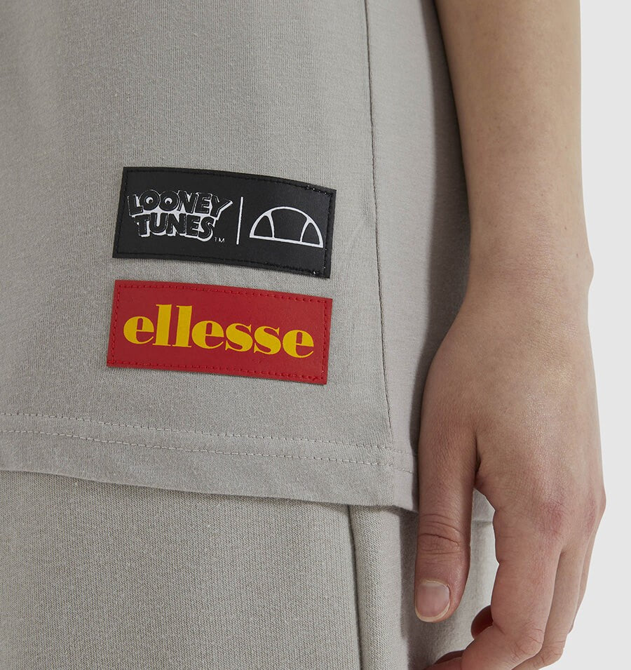 Ellesse x Looney Toons Collection Tweetood Oversized T-Shirt Light Grey