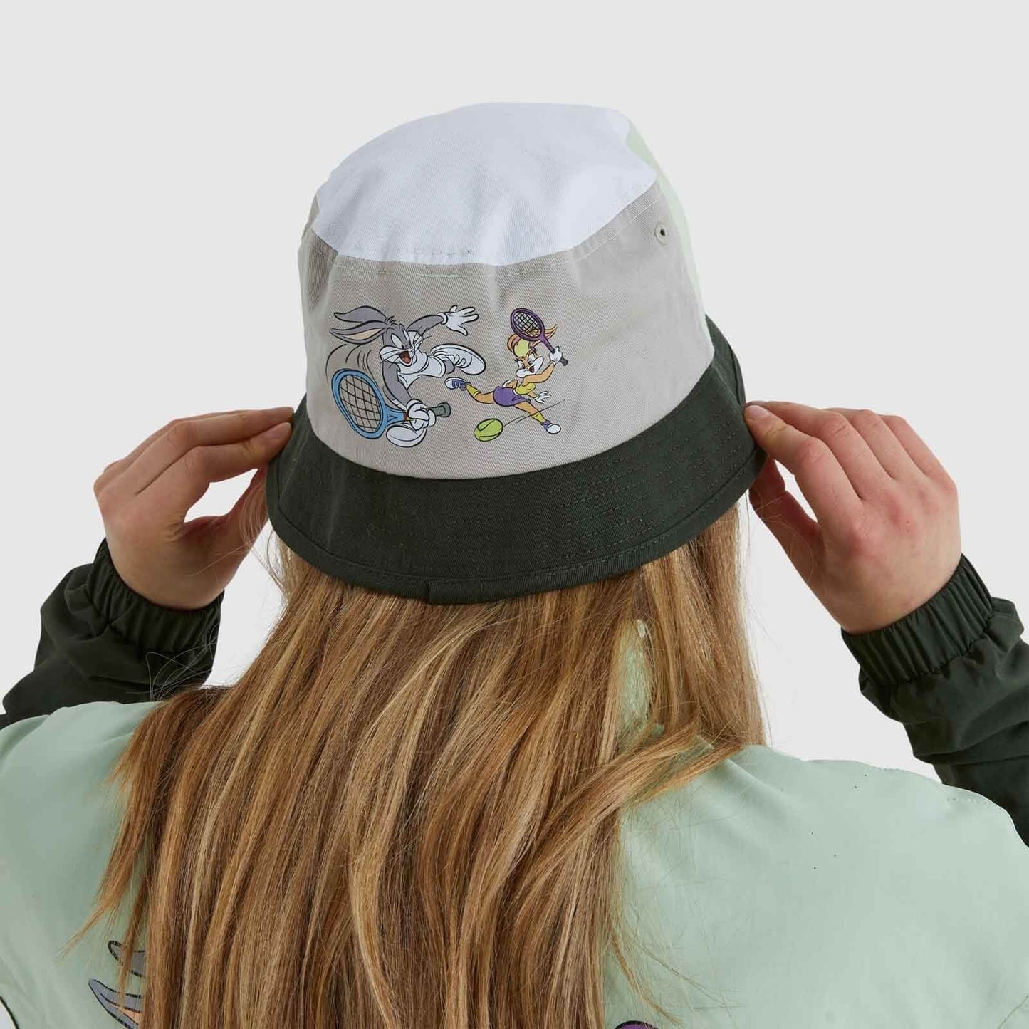 Ellesse x Looney Toons Collection Buggai Bucket Hat Light Green