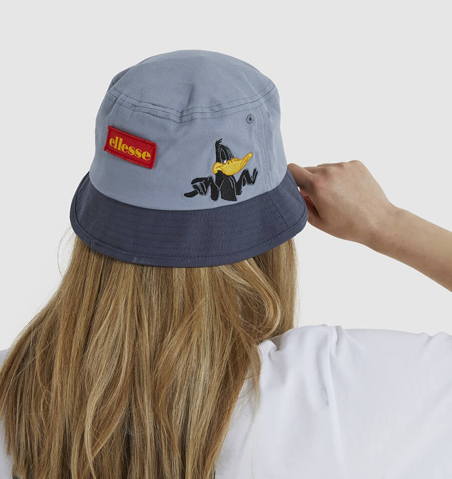 Ellesse x Looney Toons Collection Daffo Bucket Hat Grey