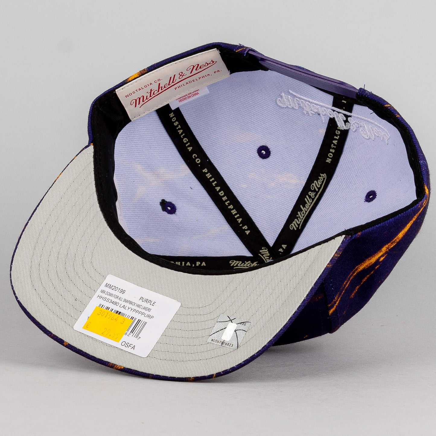 Mitchell & Ness NBA DOWN FOR ALL SNAPBACK HWC LOS ANGELES LAKERS PURPLE