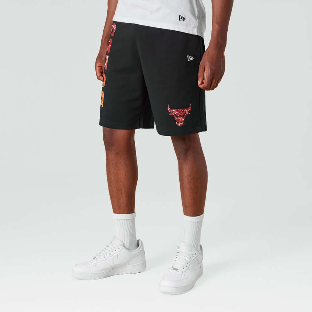 Šortky NEW ERA NBA Team color short CHICAGO BULLS čierne