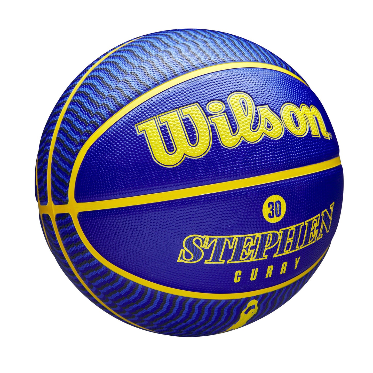 Basketbalová lopta Wilson NBA Player Icon - Stephen Curry (veľkosť 7) modrá