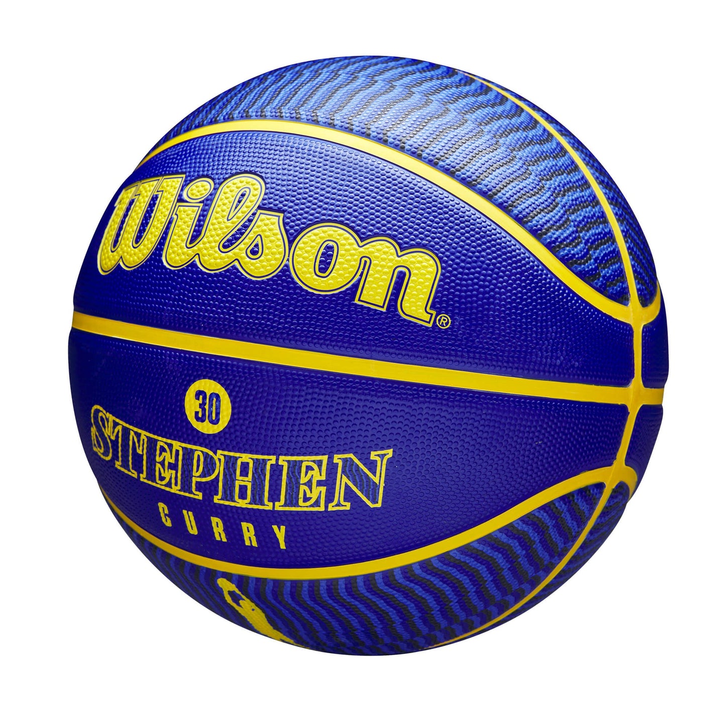 Basketbalová lopta Wilson NBA Player Icon - Stephen Curry (veľkosť 7) modrá