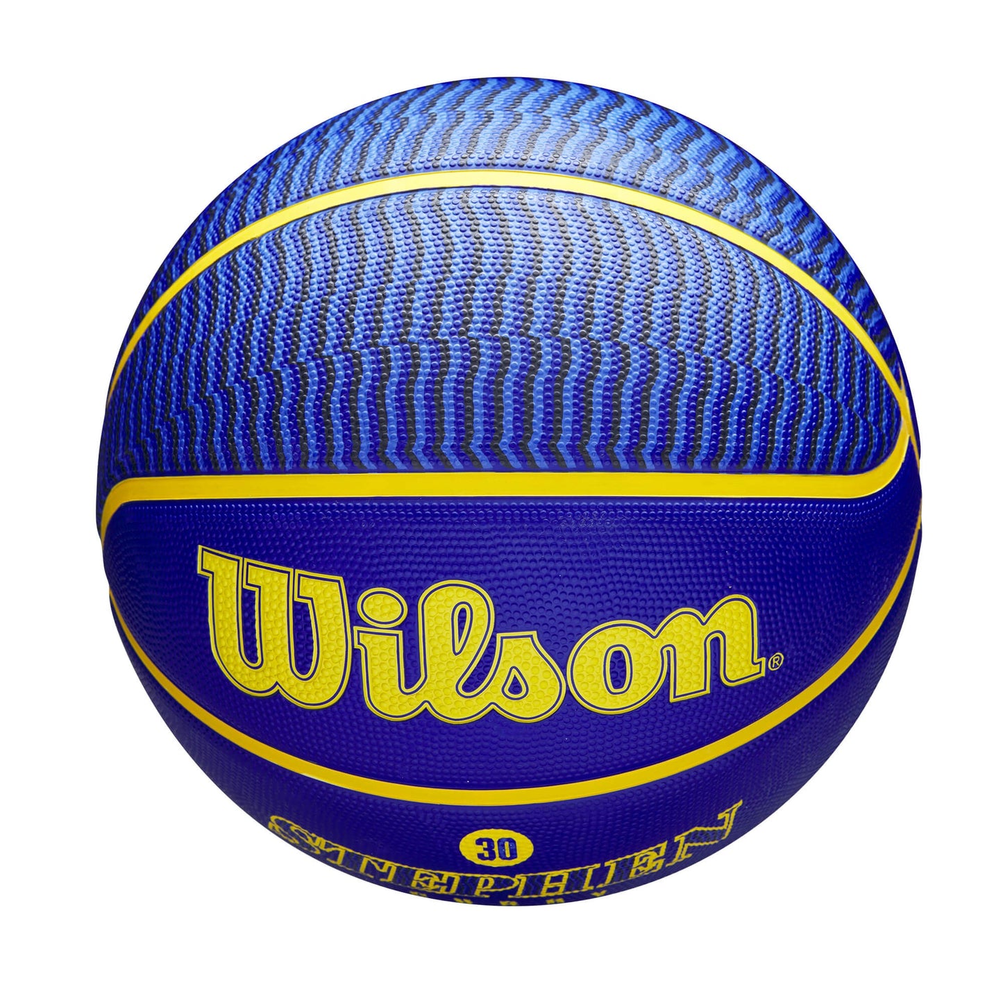 Basketbalová lopta Wilson NBA Player Icon - Stephen Curry (veľkosť 7) modrá