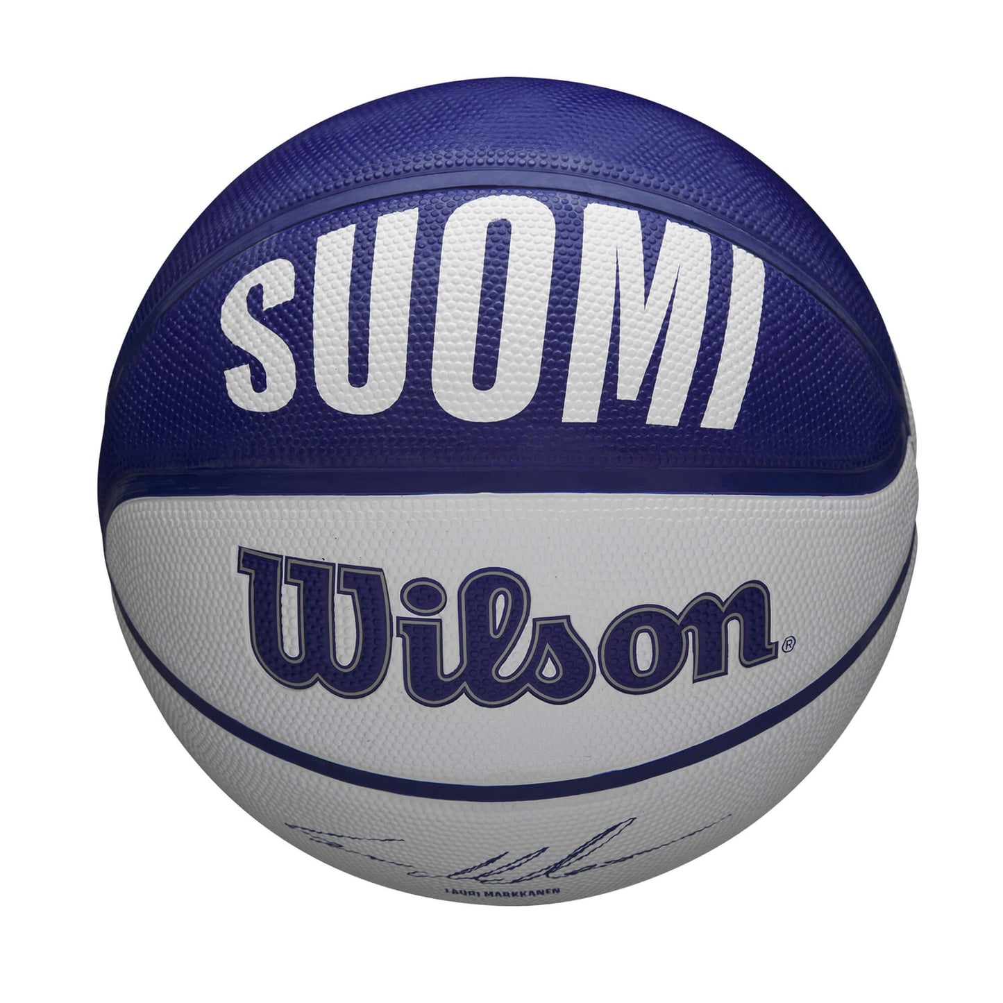 WILSON NBA PLAYER LOCAL BSKT MARKKANEN White/Navy (sz. 7)