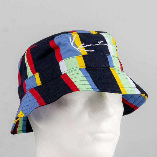 Klobúk Karl Kani KK Signature Stripe Bucket Hat viacfarebný