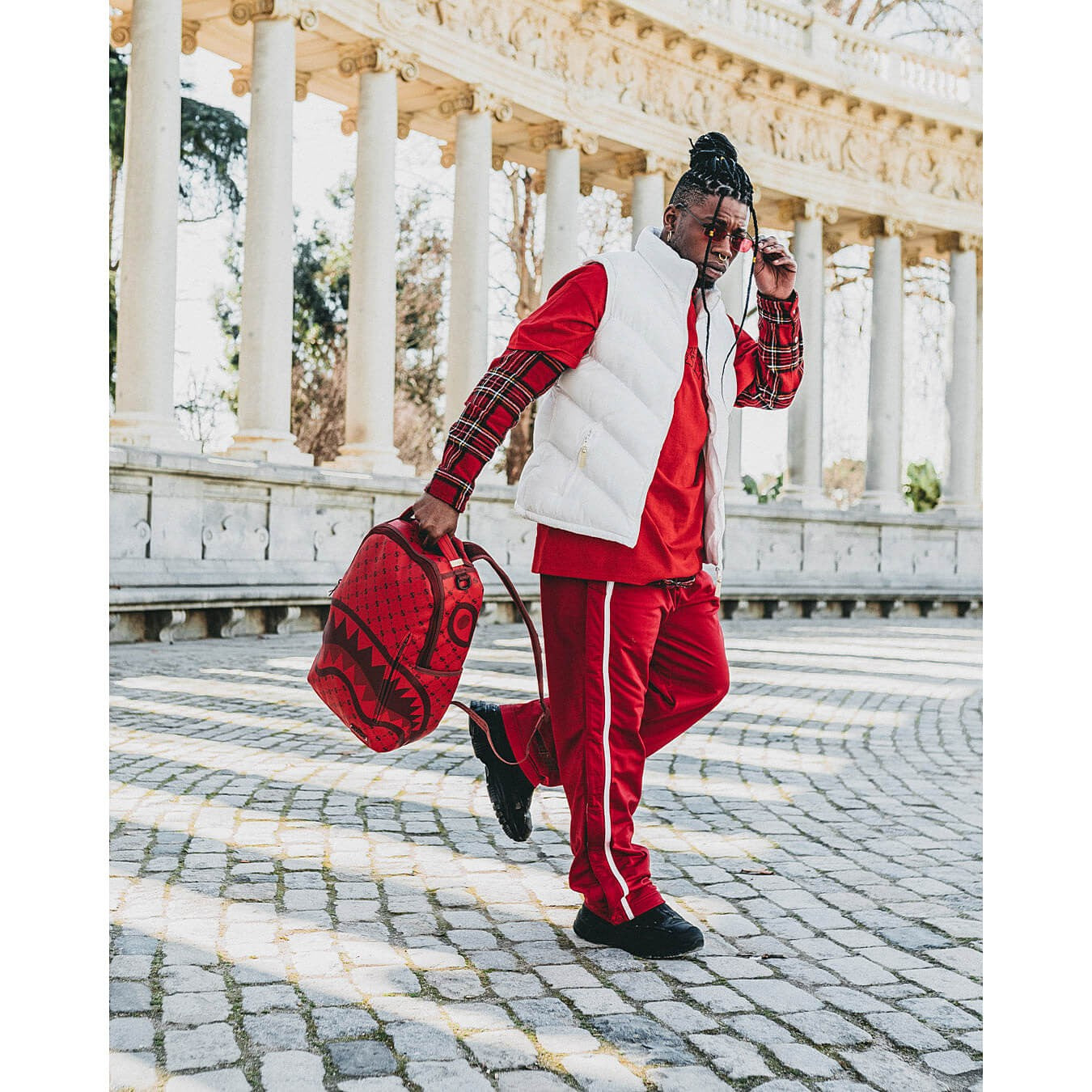 Sprayground Moneygram Brick Backpack Red