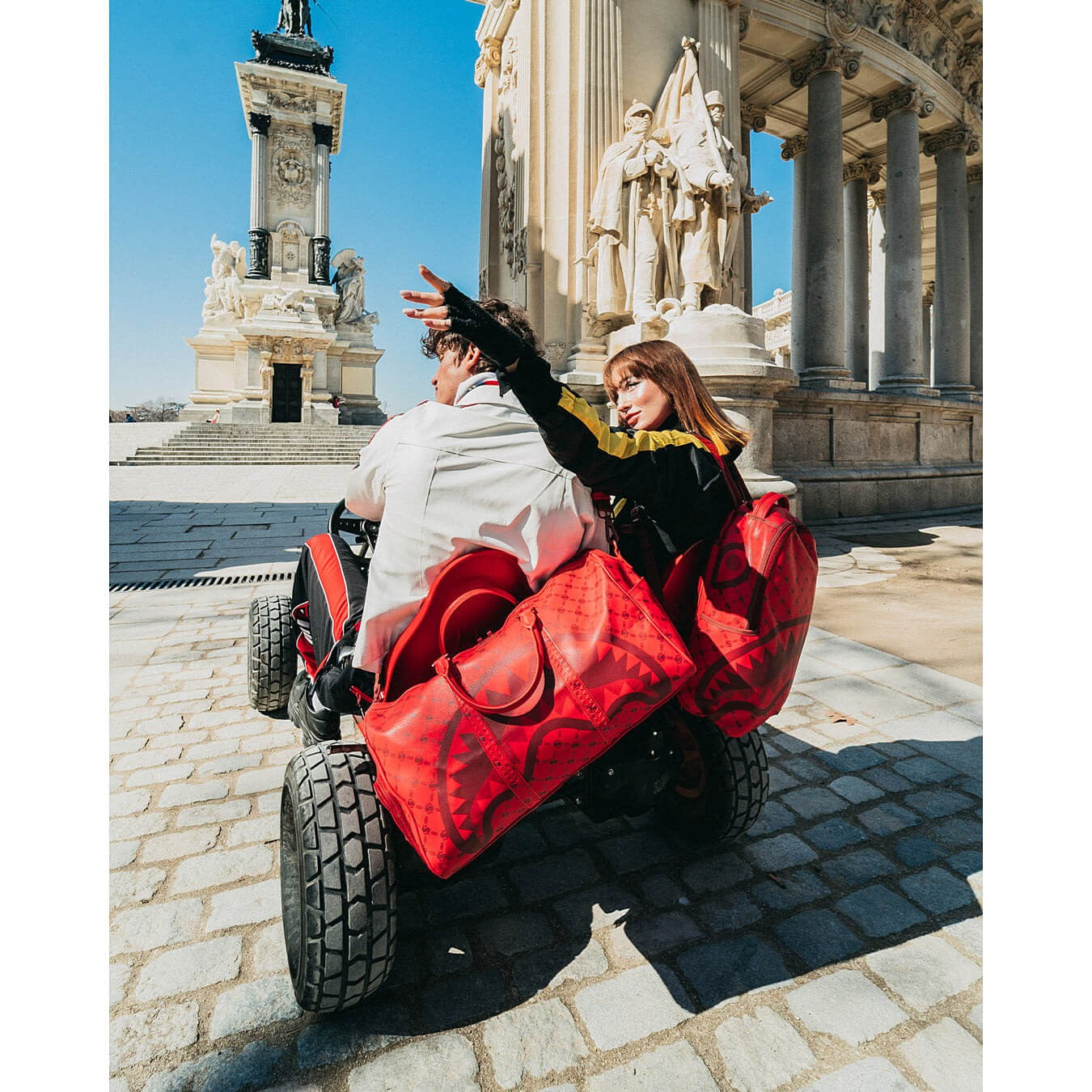 Sprayground Moneygram Brick Backpack Red