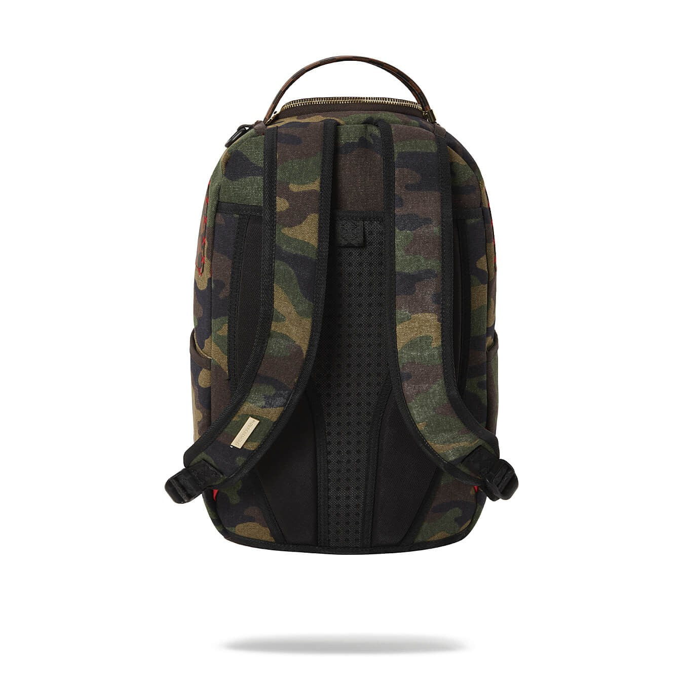 Sprayground Shark Shape Check Backpack Camo