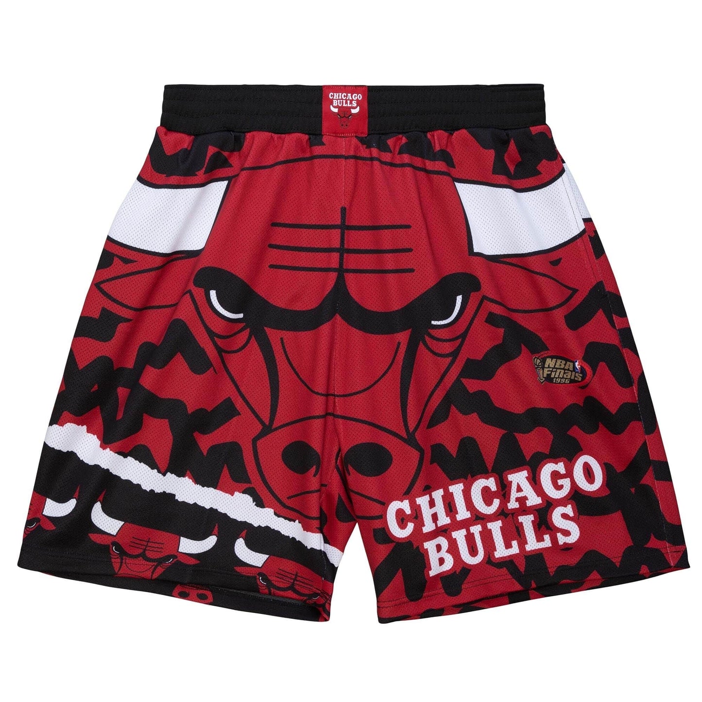 Mitchell & Ness NBA JUMBOTRON 2.0 SUBLIMATED SHORTS CHICAGO BULLS BLACK / RED