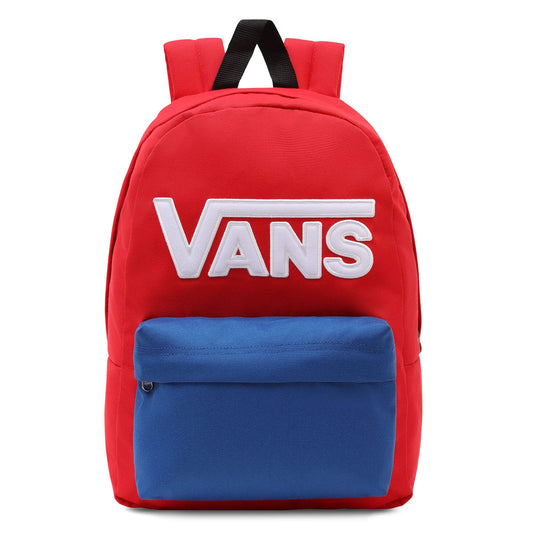 VANS BOYS NEW SKOOL BACKPACK TRUE BLUE/TRUE RED