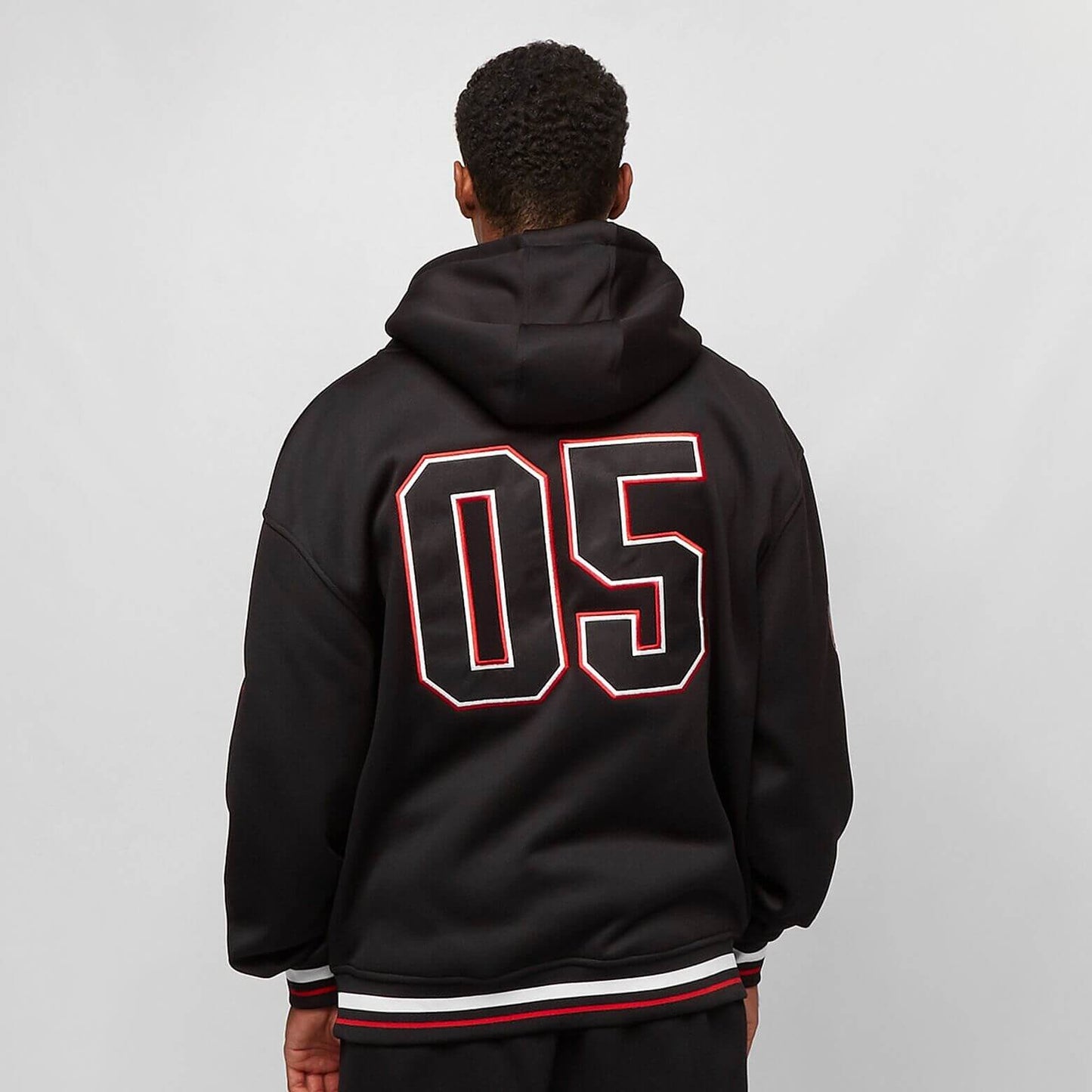 FUBU Athletics Chicago Mesh Hoodie black/red/white