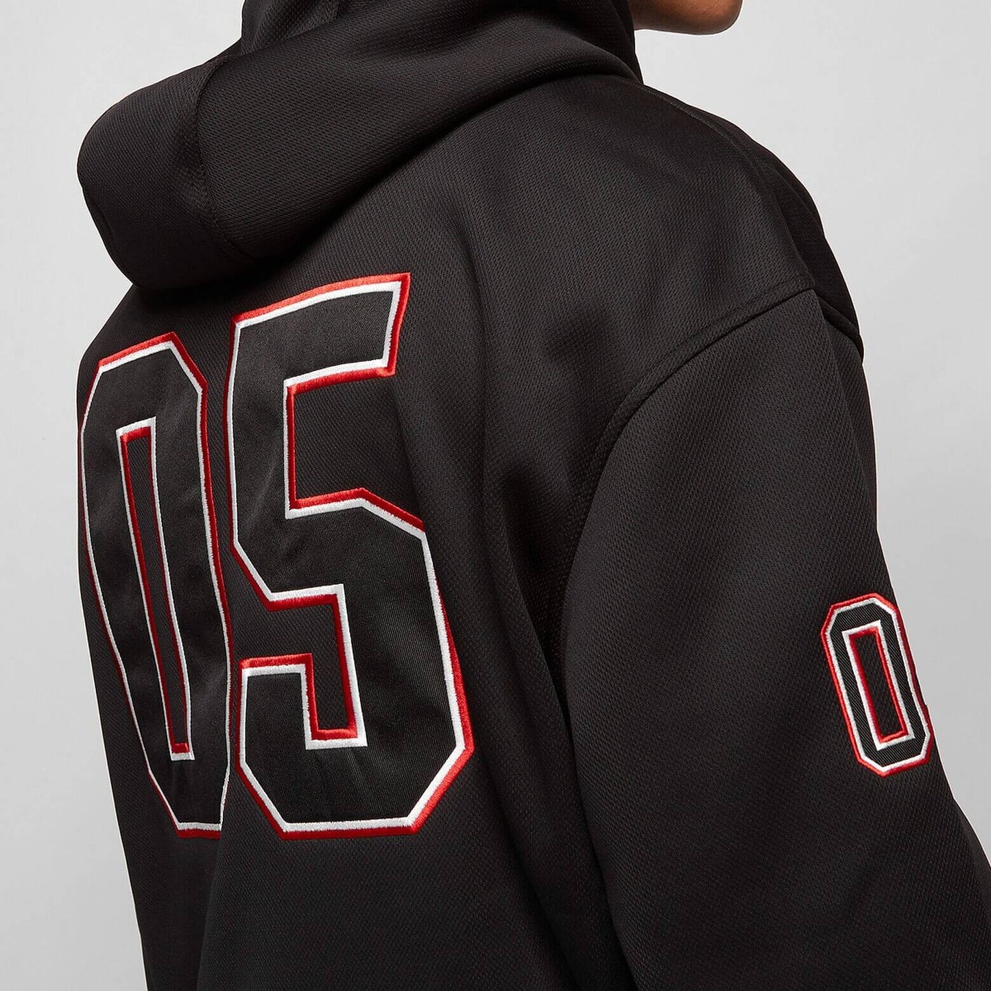 FUBU Athletics Chicago Mesh Hoodie black/red/white