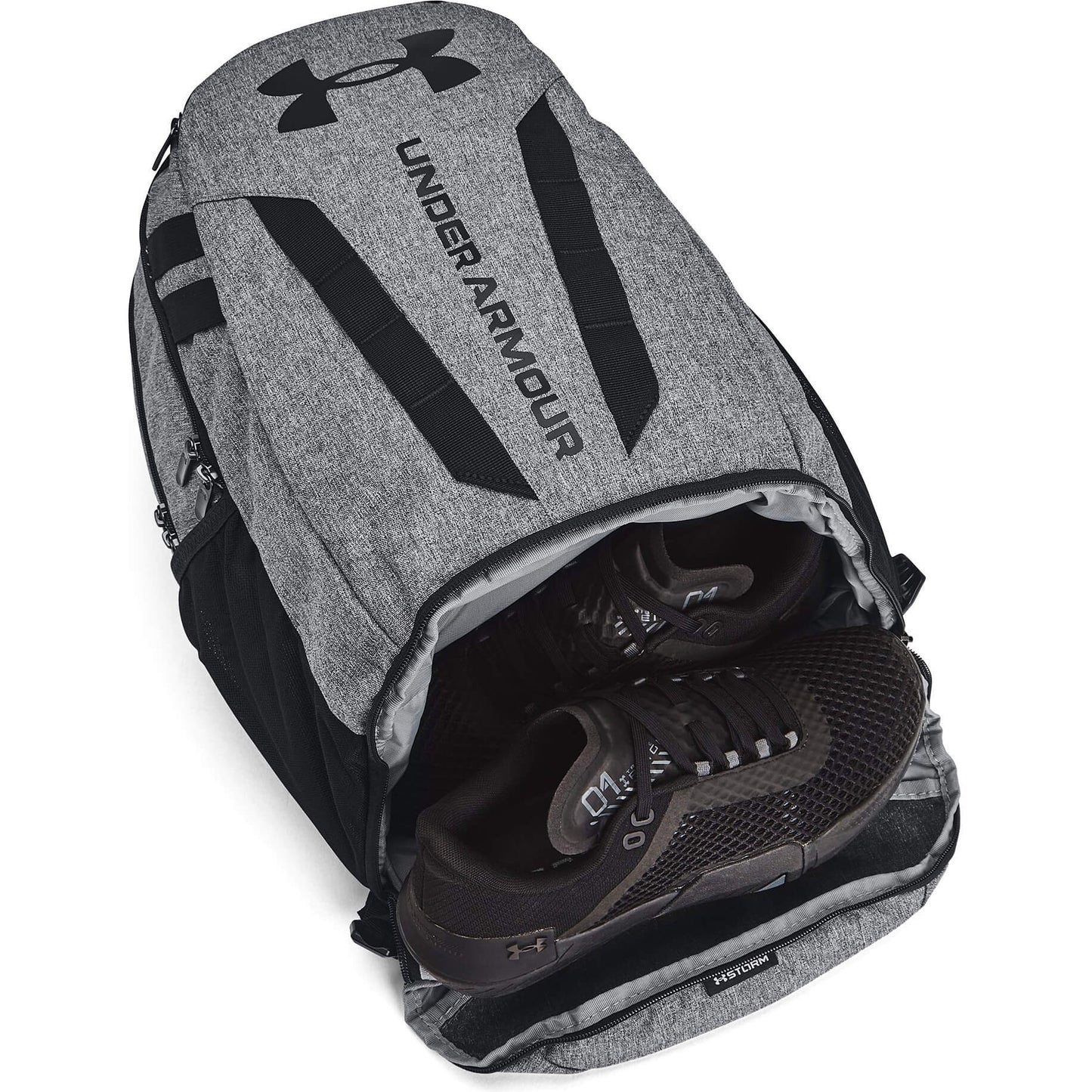 Under Armour UA Hustle 5.0 Backpack Black / Graphite Medium Heather