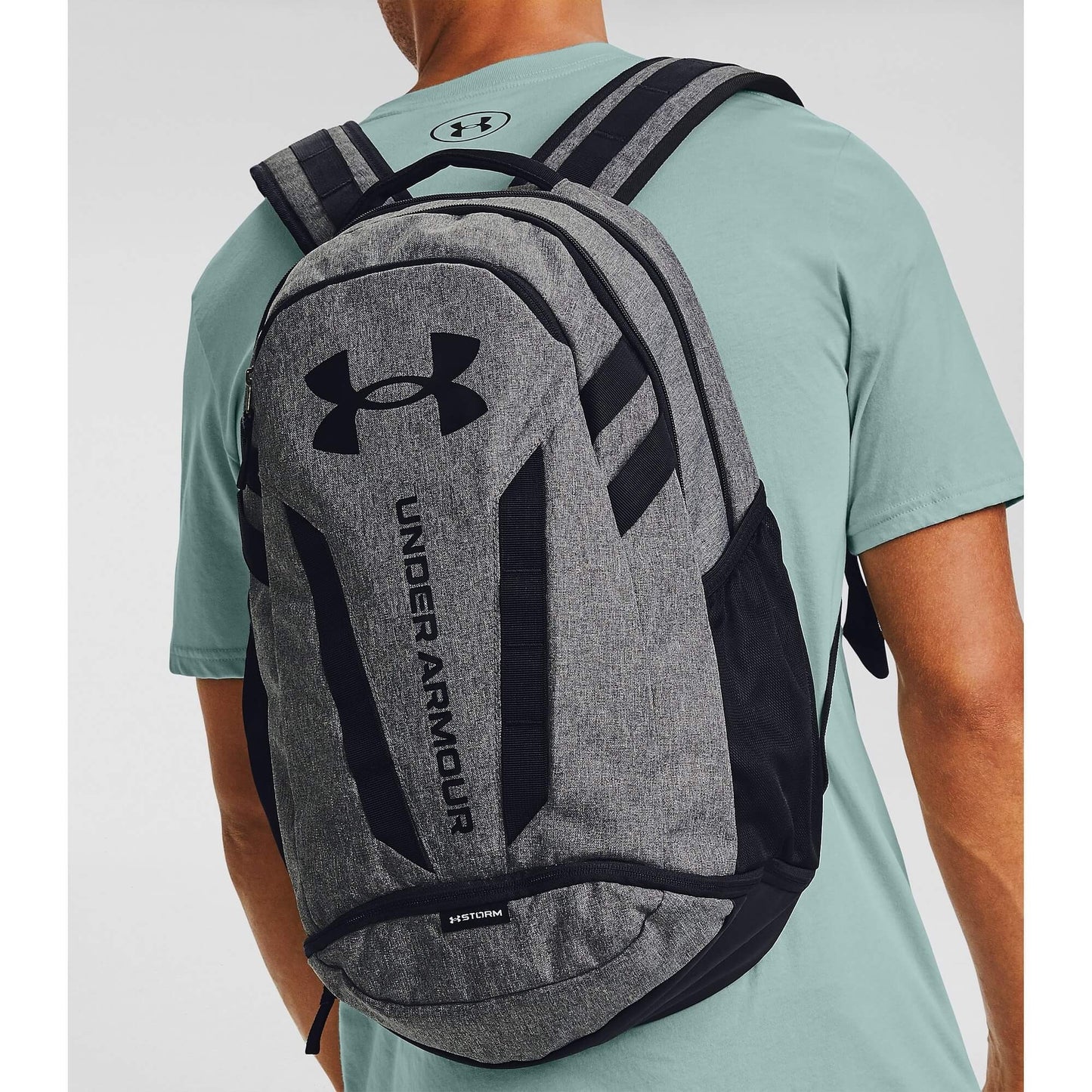 Under Armour UA Hustle 5.0 Backpack Black / Graphite Medium Heather