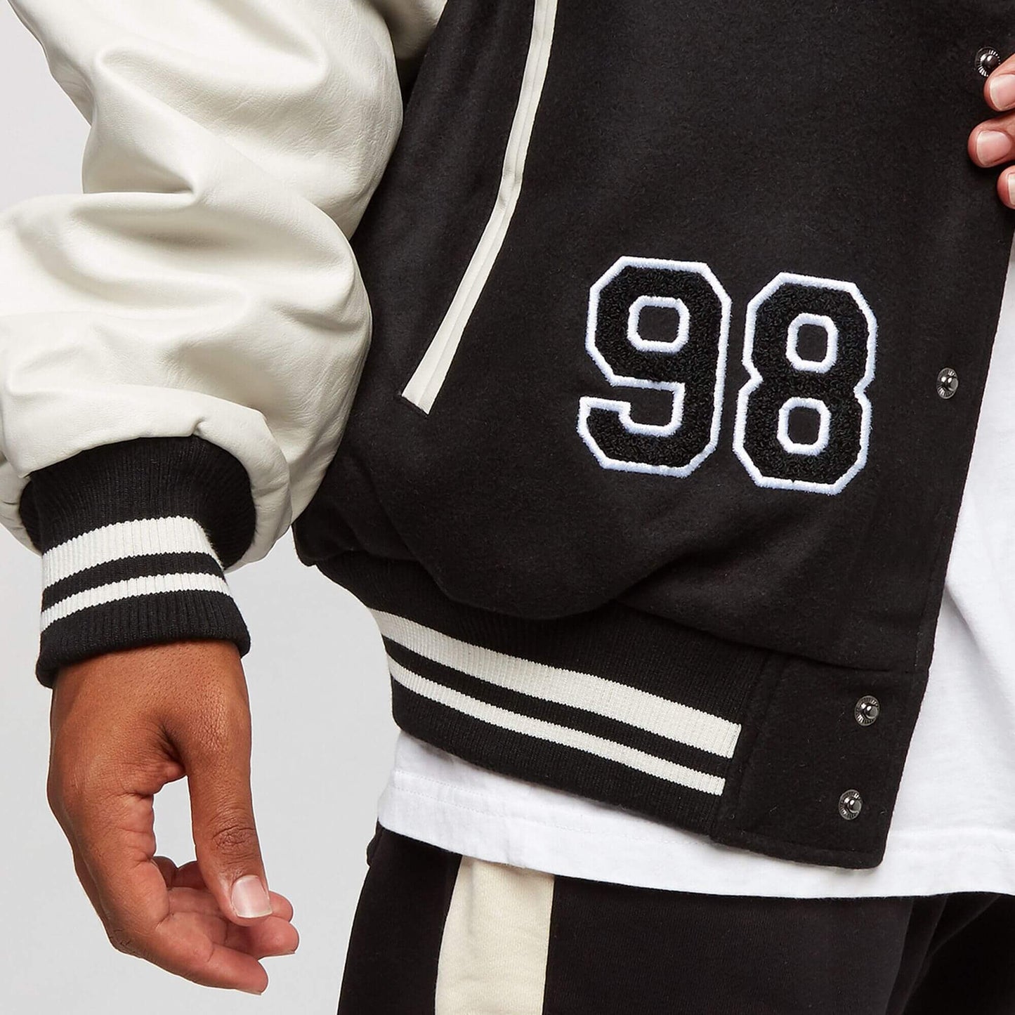 Sean John SJ Legendary College Jacket black/off-white