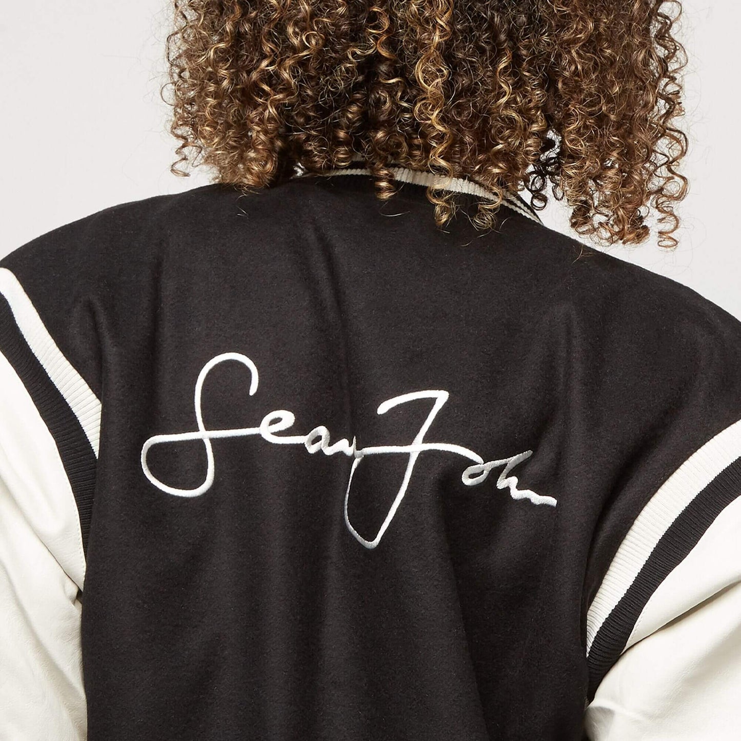 Sean John SJ Legendary College Jacket black/off-white