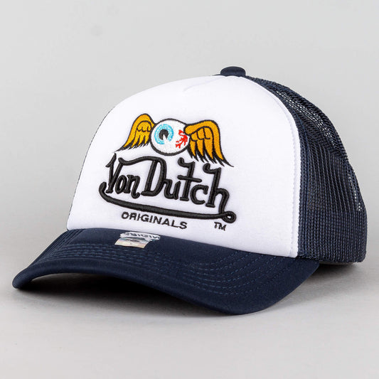 Von Dutch Originals Trucker Heritage Eyeball Foam White/Navy