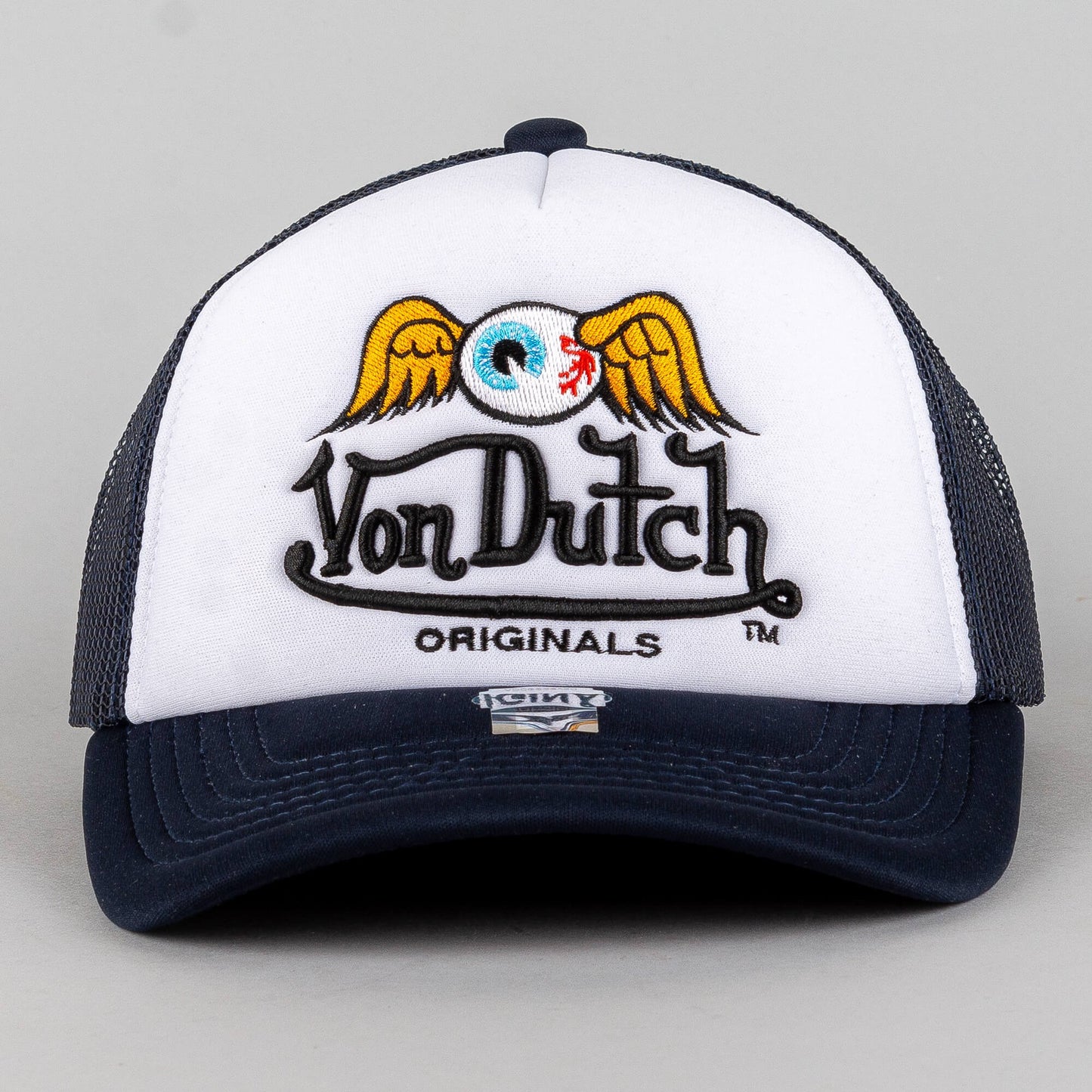 Von Dutch Originals Trucker Heritage Eyeball Foam White/Navy