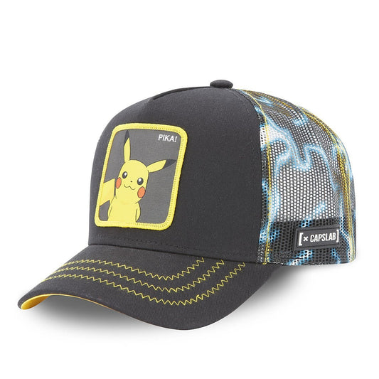 Capslab Pokemon Pikachu Adult Cap Black