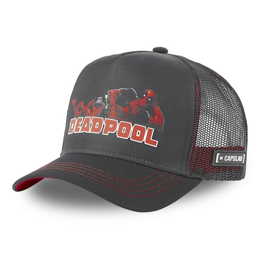 Capslab Marvel Deadpool Trucker Cap Black/Red