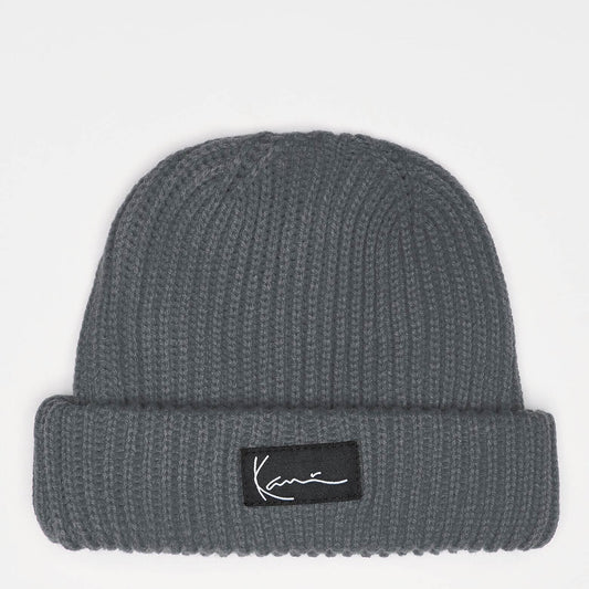 Karl Kani KK Signature Fisherman Beanie anthracite