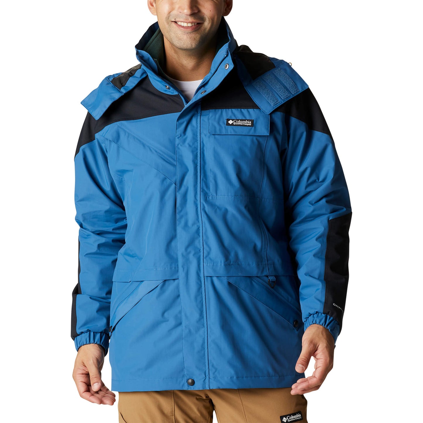 Zimná bunda Columbia Ballistic Ridge™ Interchange Jacket Impulse Blue / Black