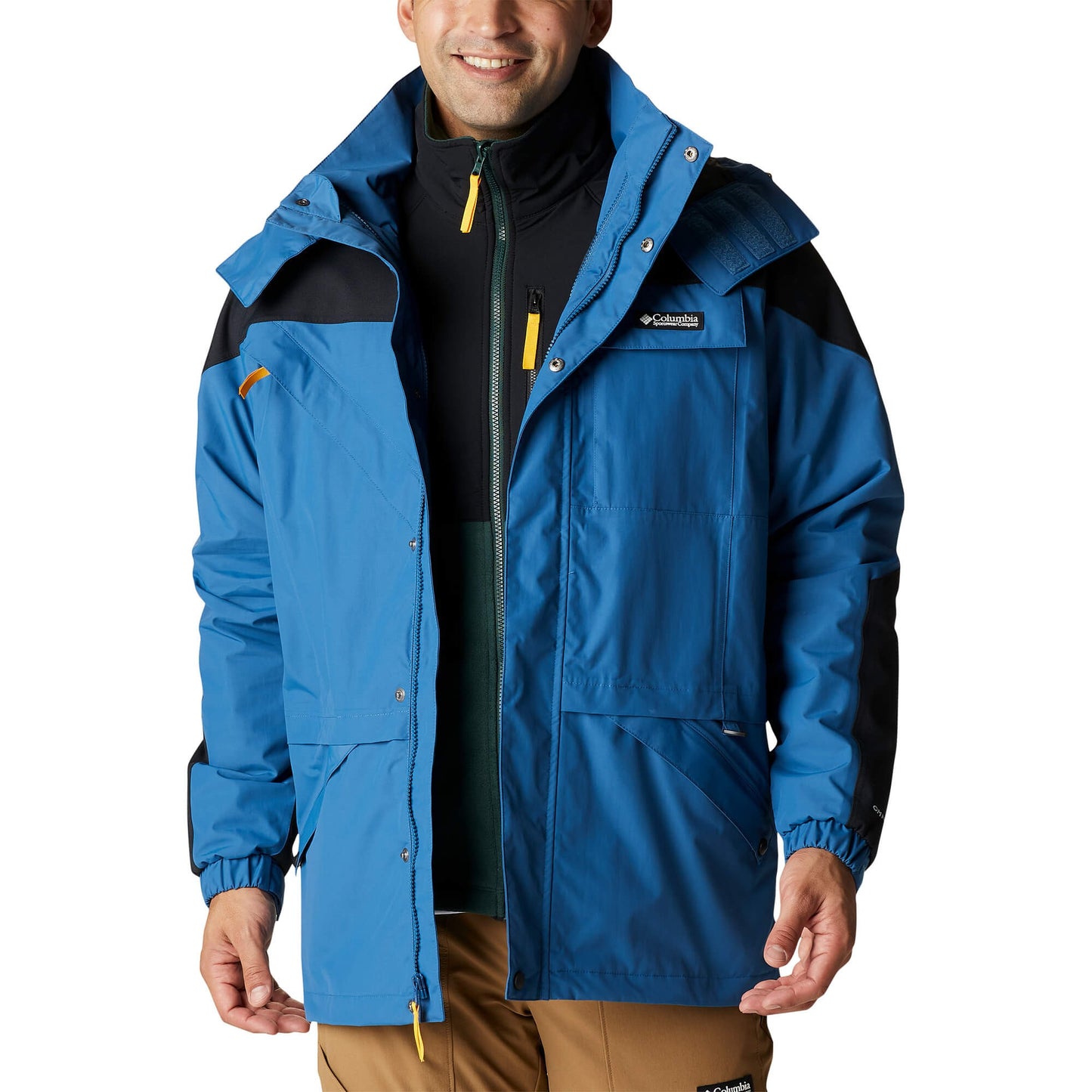 Zimná bunda Columbia Ballistic Ridge™ Interchange Jacket Impulse Blue / Black