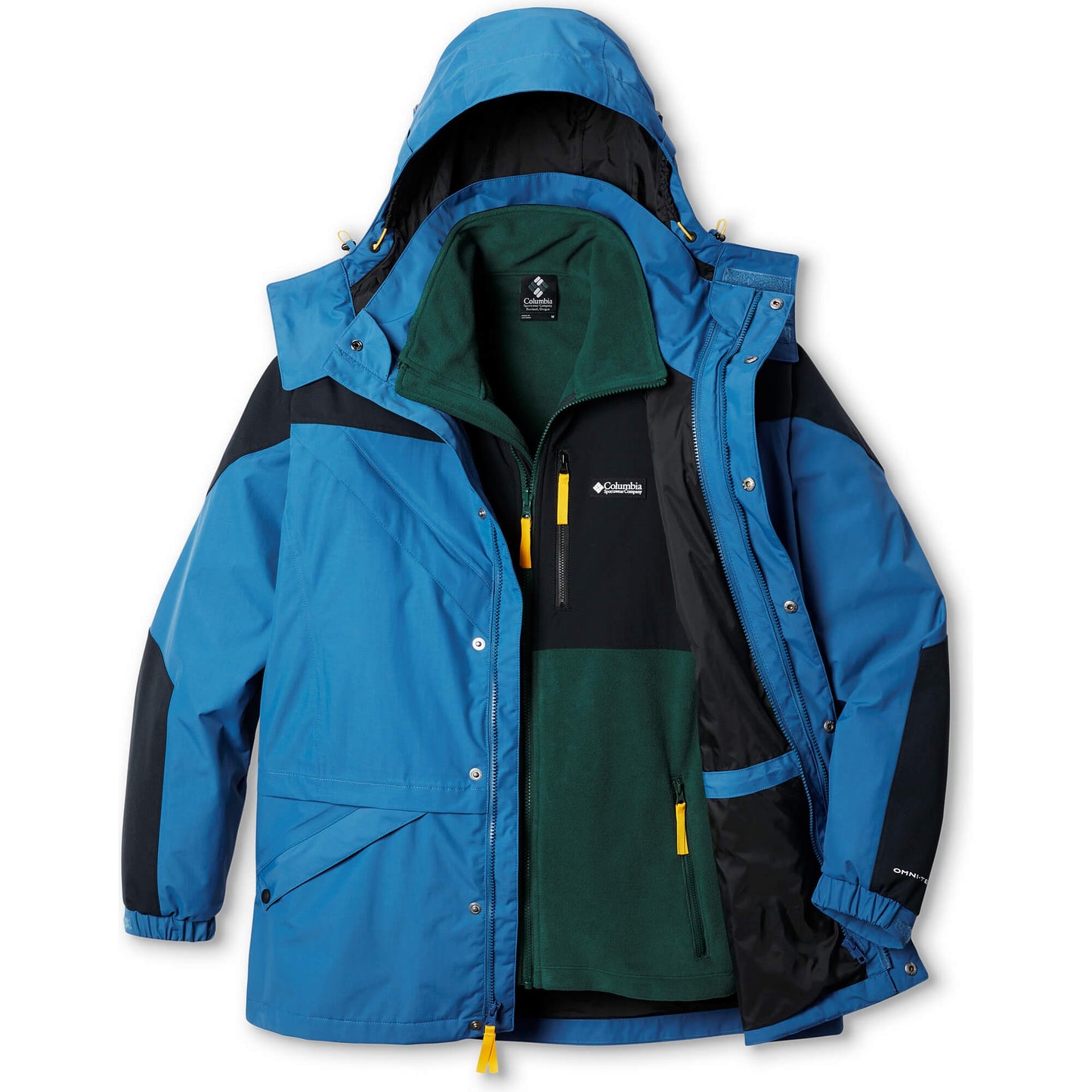 Zimná bunda Columbia Ballistic Ridge™ Interchange Jacket Impulse Blue / Black