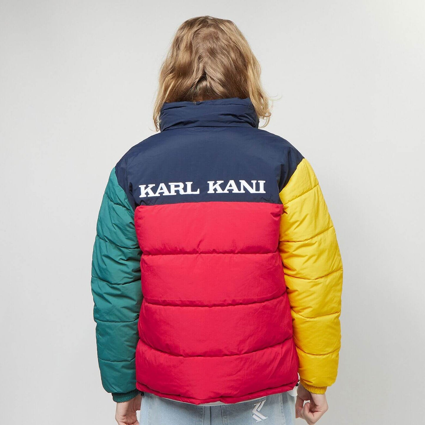 Prešívaná bunda Karl Kani OG Block Puffer Jacket farebná