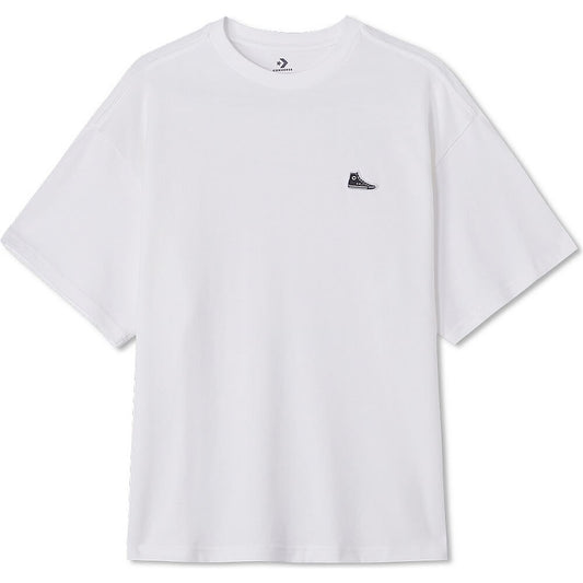 Converse LOOSE FIT LEFT CHEST SNEAKER PATCH TEE White