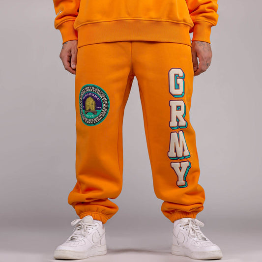 Grimey Wear Hive Heavyweight Sweatpants Orange