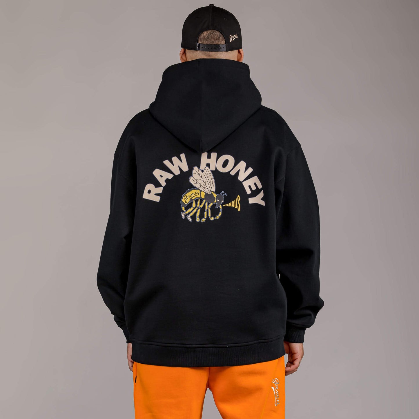 Grimey Wear Hive Heavyweight Hoodie Black