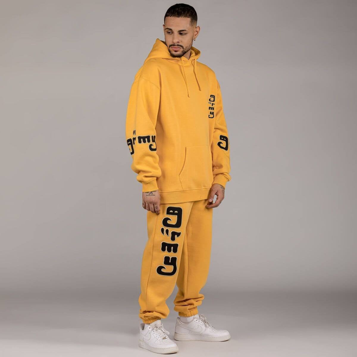 Grimey Wear Lust Mantra Sweatpants Yellow