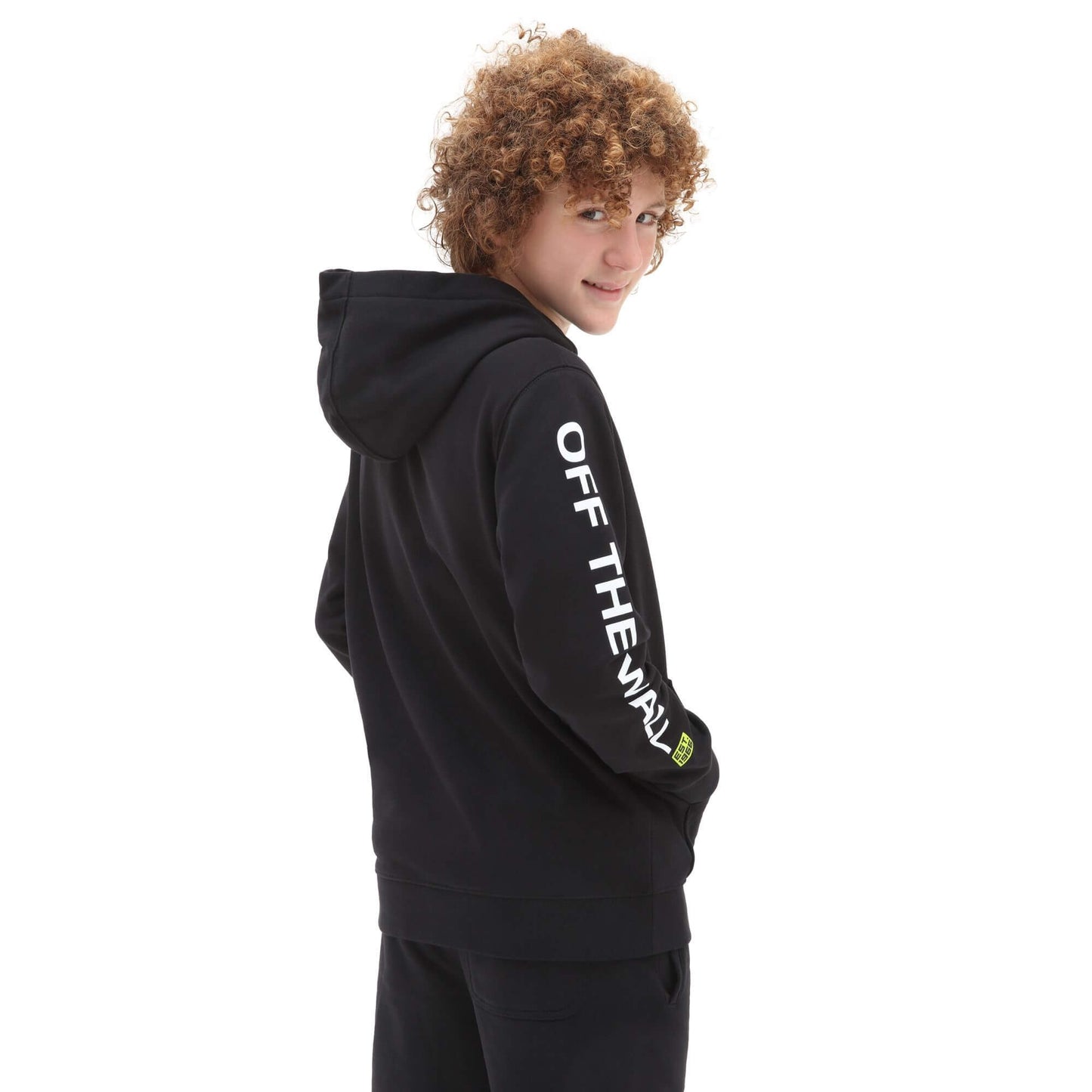 Detská mikina s kapucňou Vans Maze Pullover Hoodie (8-14 rokov) čierna