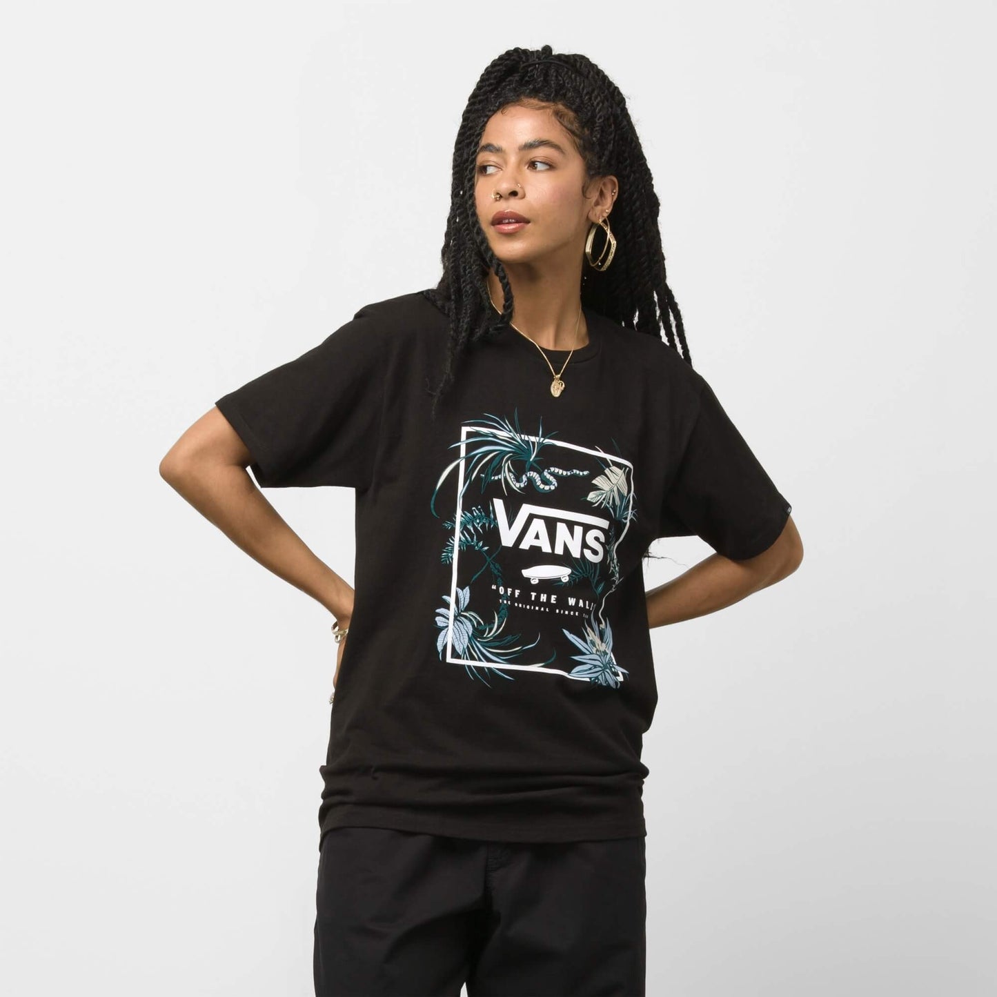 Vans Classic Print Box T-Shirt Black/Deep Teal