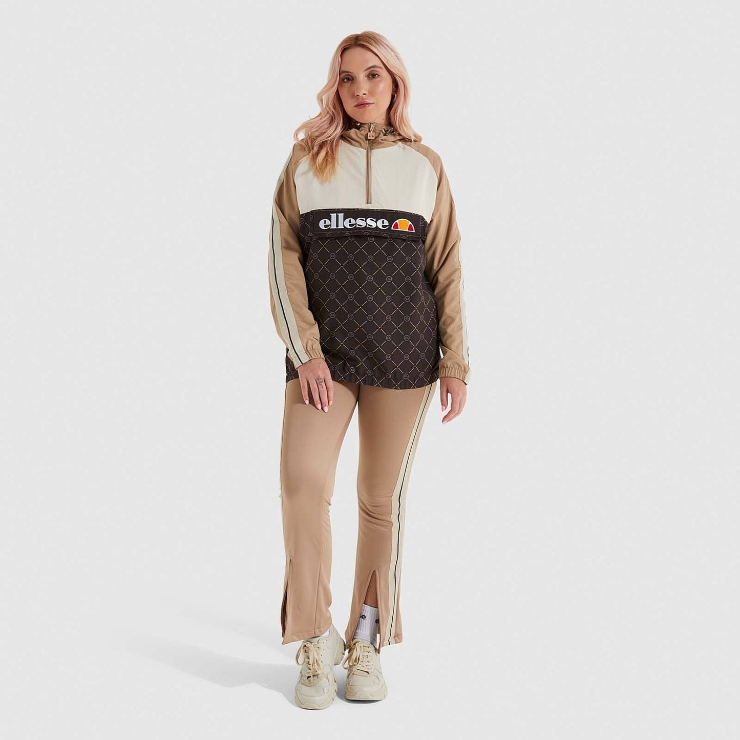 Ellesse Graziella OH Jacket Light Brown