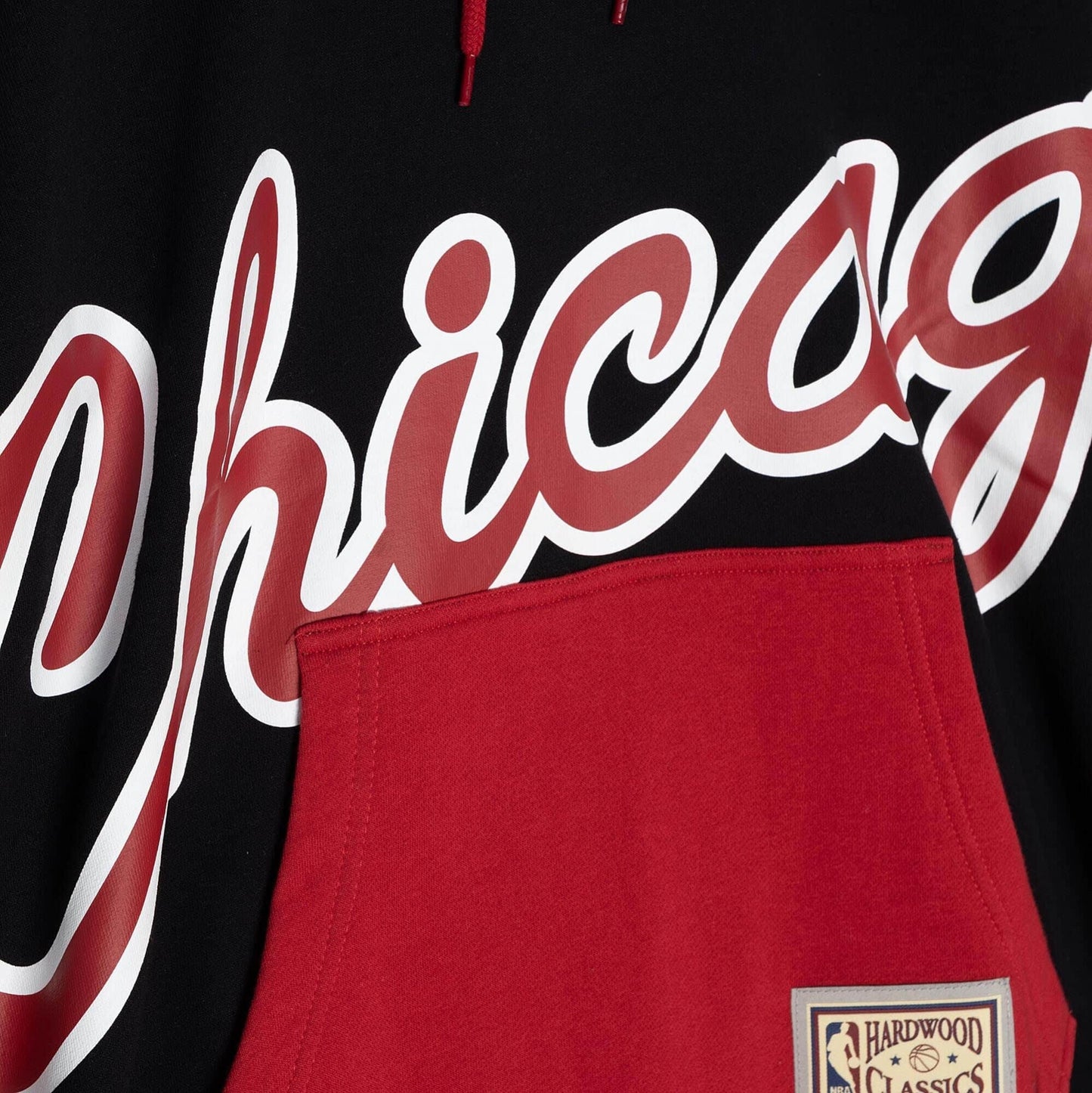 Mikina s kapucňou Mitchell & Ness NBA BIG FACE HOODY 5.0 CHICAGO BULLS čierna