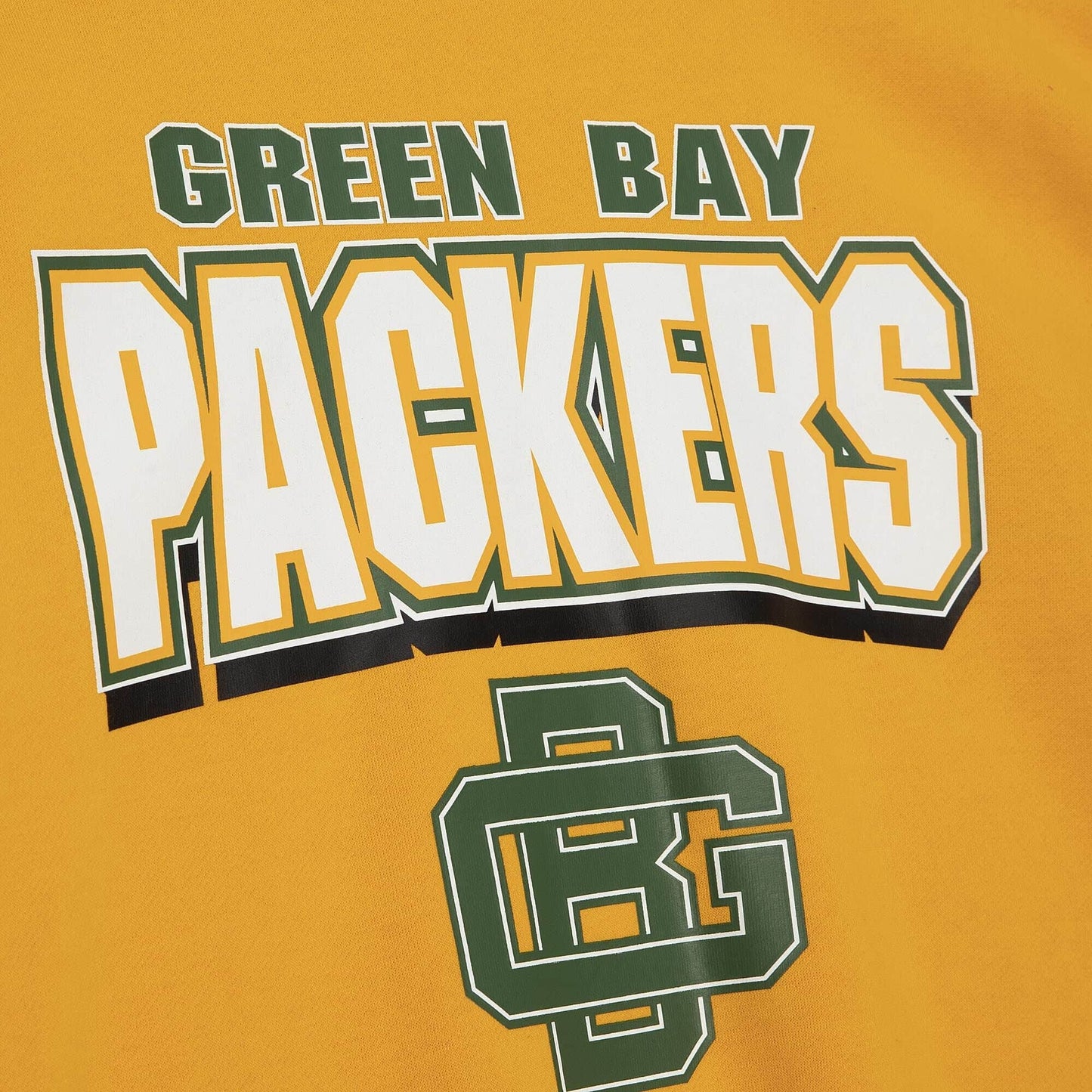 Mitchell & Ness NFL All Over Crew 2.0 GREEN BAY PACKERS Light Gold