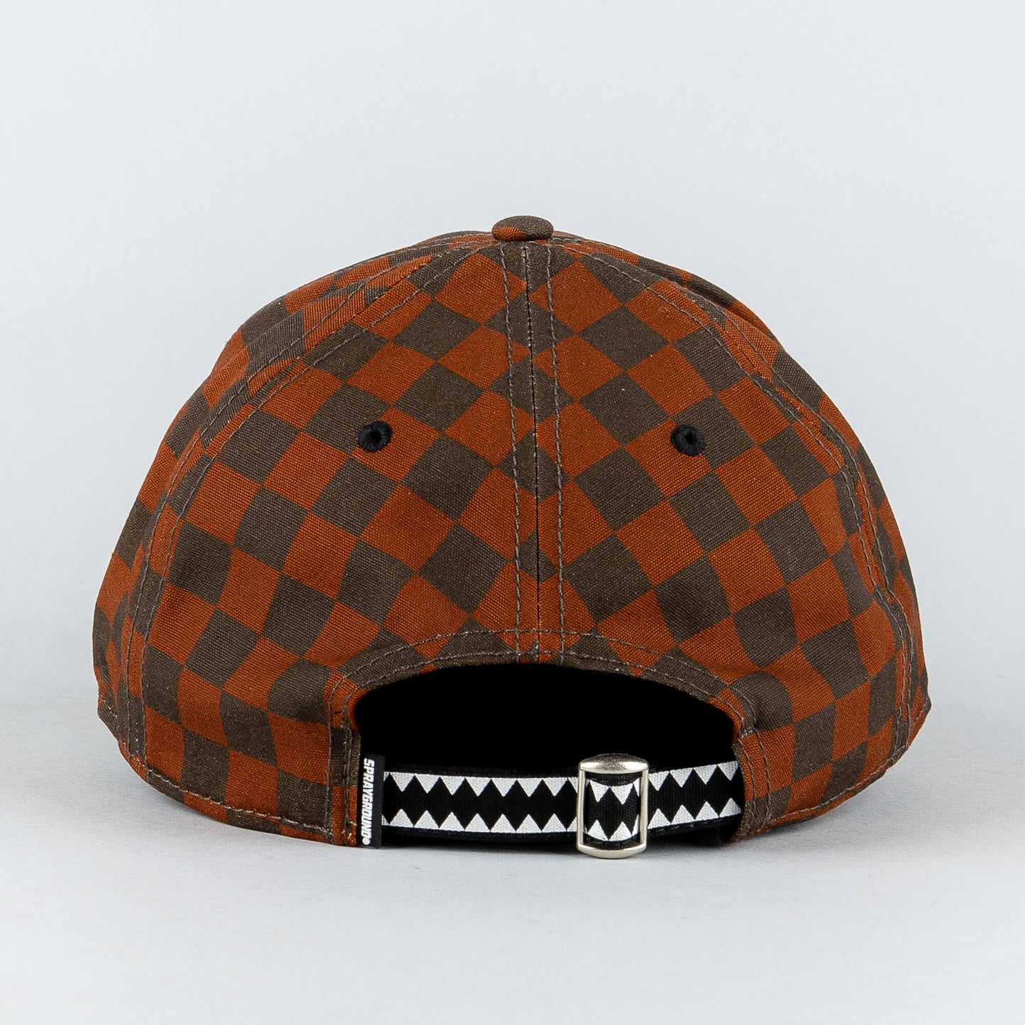 Sprayground Smooth Check Cap Brown