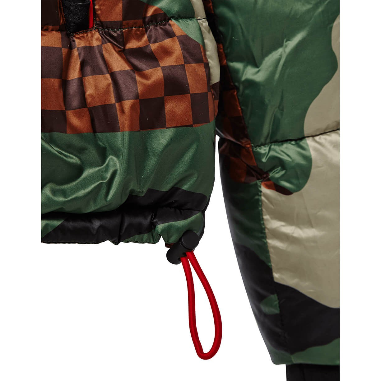 Sprayground Down Jacket Check Camo