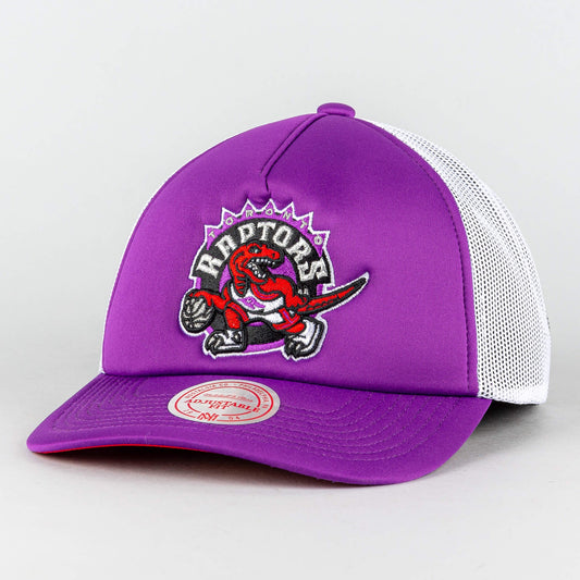 Mitchell & Ness OFF THE BACKBOARD TRUCKER HWC TORONTO RAPTORS Purple / White