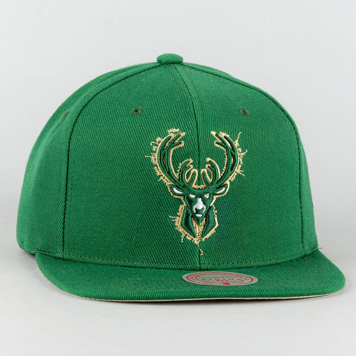 Mitchell & Ness EMBROIDERY GLITCH SNAPBACK MILWAUKEE BUCKS Green