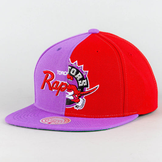 Mitchell & Ness SPLIT CROWN SNAPBACK HWC TORONTO RAPTORS Purple