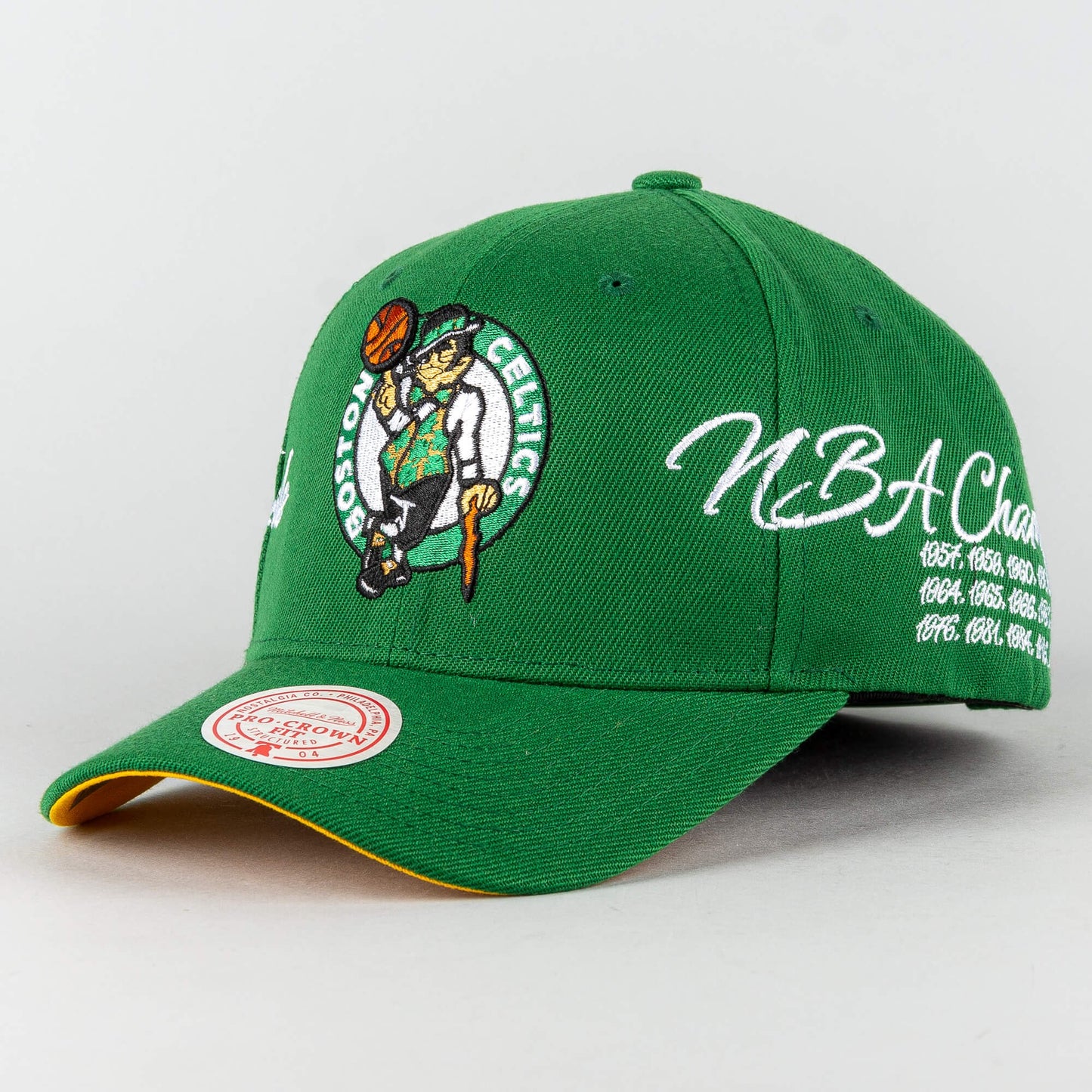 Mitchell & Ness CHAMP WRAP PRO SNAPBACK BOSTON CELTICS Green