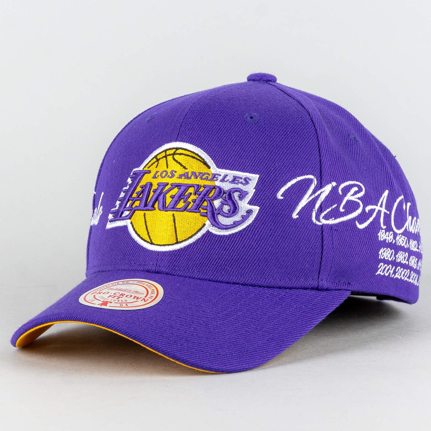 Mitchell & Ness CHAMP WRAP PRO SNAPBACK LOS ANGELES LAKERS Purple